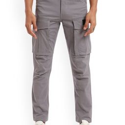 Banana Club Men Cotton Slim-Fit Cargo Track Pants-image-24