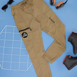 Pantaloons Junior Boys Mid Rise Pure Cotton Joggers-image-88