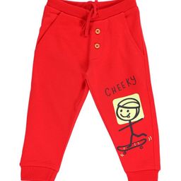 Bodycare Kids Infants Boys Graphic Printed Cotton Joggers-image-24