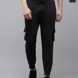 MADSTO Men Pack Of 2 Cotton Cargo Joggers-picture-16