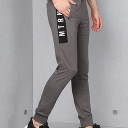 Metronaut Men Mid-Rise Slim-Fit Casual Cotton Joggers-image-8