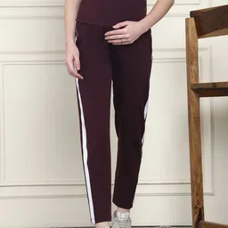 WELL KEPT Women Straight-Fit Maternity Track Pant-image-63