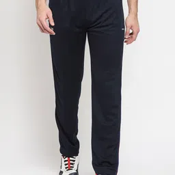 Black Panther Men Navy Blue Solid Act-Fit Track Pants-image-29