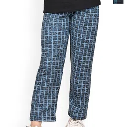 BAESD Girls Pack of 2 Checked Mid-Rise Dry-Fit Track Pants-image-54
