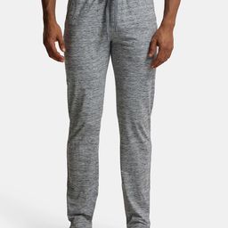 Jockey Men Grey Melange Solid Slim Fit Track Pants-image-33