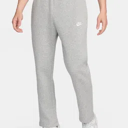 Nike Men Grey Sportswear Club Fleece Trackpants-picture-10