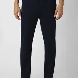 Van Heusen Flex Men Solid Regular Fit Mid-Rise Track Pants-image-9