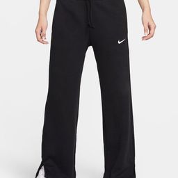 Nike Women Black Sportswear Phoenix Fleece Trackpants-image-96