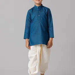 Ramraj Boys Mandarin Collar Kurta With Dhoti Pants-picture-37