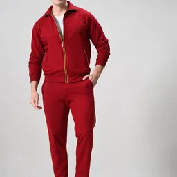 BAESD Men Fleece Warm Jacket & Track Pants-image-50