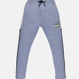 Status Quo Boys Grey Solid Track Pants-image-52