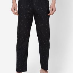 URBAN SCOTTISH Men Printed Pure Cotton Lounge Pants-image-48