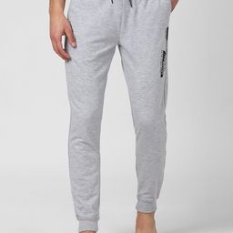 Peter England Casuals Men Grey Solid Joggers-picture-11