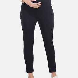 KOI SLEEPWEAR Women Plus Size Black Solid Maternity Tights-17
