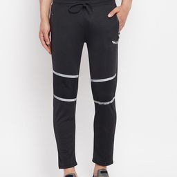 Duke Men Black Solid Cotton Track Pants-image-61