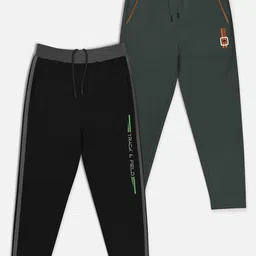 HELLCAT Boys Pack of 2 Cotton Track Pants-18