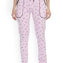 IndiWeaves Women Geometric Printed Cotton Track Pants-28