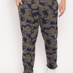 AUSTIVO Men Plus Size Printed Cotton Track Pant-image-24