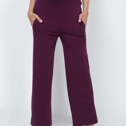 The Mom Store Women Purple Maternity Track Pants-picture-22