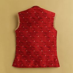 Jeetethnics Boys Woven Design Regular Kurta With Dhoti Pants image 3