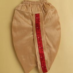 Jeetethnics Boys Woven Design Regular Kurta With Dhoti Pants image 4