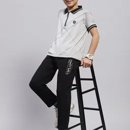 Monte Carlo Boys Typography Printed Track Pants image 5