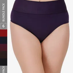 Docare Women Pack of 6 Hipster Briefs-image-14