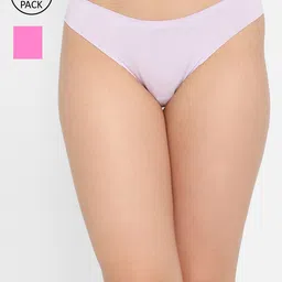 Clovia Women Pack Of 2 Solid Bikini Briefs COMPN1209L-image-12