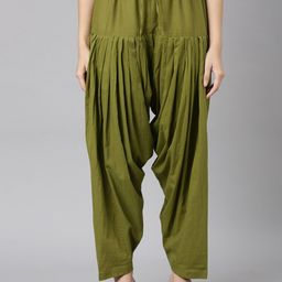 Souchii High-Rise Loose Fit Pure Cotton Patiala-image-70