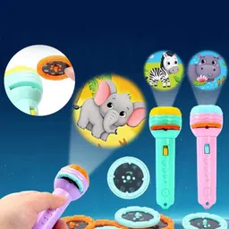 ADKD Projector Flashlight Torch with 6 Reels 48 Pattern image 3