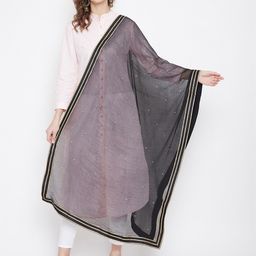 Clora Creation Chiffon Dupatta With Gotta Patti-46