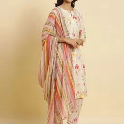 W Striped Dupatta with Gotta Patti-picture-11