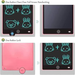 generic Portable 12" LCD Sketch Pad – Reusable Digital Notepad with One-Key Erase image 5