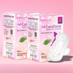 CareDone Ultra Thin Organic Cotton Panty Liner- 50 Pcs-image-9