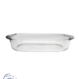 DURALEX Transparent Ovenchef Rectangular Roaster 2.5 Ltr image 3