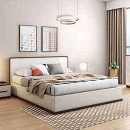 urban ladder Baltoro Engineered Wood King Size Bed with Hydraulic Storage Bed in Whit...-picture-39