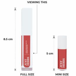 Just Herbs Herb-Enriched Matte Liquid Lipstick 2 ml - Fuchsia Pearl 08 image 2