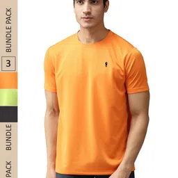 EPPE Men Orange & Fluorescent Green 3 T-shirt-image-50