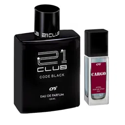 CFS 21 Club EDP - 100 ml & Cargo Long Lasting Apparel Perfume - 25 ml-image-69