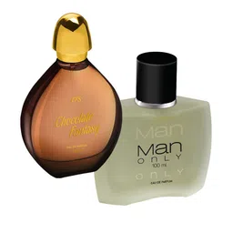 CFS Chocolate Fantasy & Man Only Set Of 2 Long Lasting Eau De Parfum - 100ml Each-image-4