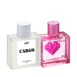 CFS Cargo White & Pure Heart Pink Set Of 2 Long Lasting Eau De Parfum - 100ml Each-5