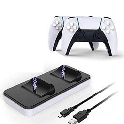GENERIC Compatible with PS5 Controller Charger Charging Dock Stand Station for Compatible with PlayStation 5 Compatible with PS5 image 1