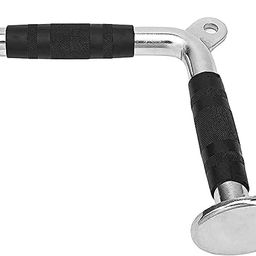 Konark Combo of Gym Accessories attachments, Grip V Handle, Rubber Grip Rowing Handle, Triceps Rope, Triceps Handle + Safety Locks image 4