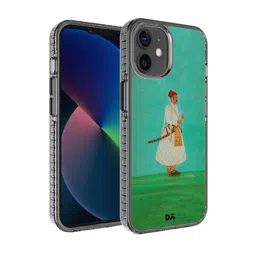 DailyObjects Green & Off-White Pink Printed iPhone 12 Back Cover-12