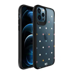 DailyObjects Black Party Poppers Hybrid Clear iPhone 12 Pro Max Back Case-35