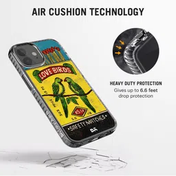DailyObjects Transparent & Yellow Printed Stride 2.0 Case Cover For iPhone 12 image 3