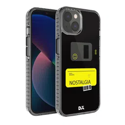 DailyObjects Unisex Black & Yellow Printed Nostalgia BRB Stride 2.0 iPhone X Phone Case-0