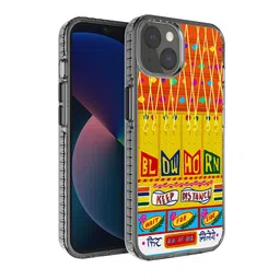 DailyObjects Yellow & Orange Fir Milenge Truckback Stride 2.0 iPhone 13 Back Case-0