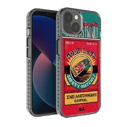 DailyObjects Red & Yellow Printed iPhone 13 Phone Case image 1