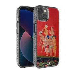 DailyObjects Tansparent & Red Printed iPhone 13 Back Cover image 1
